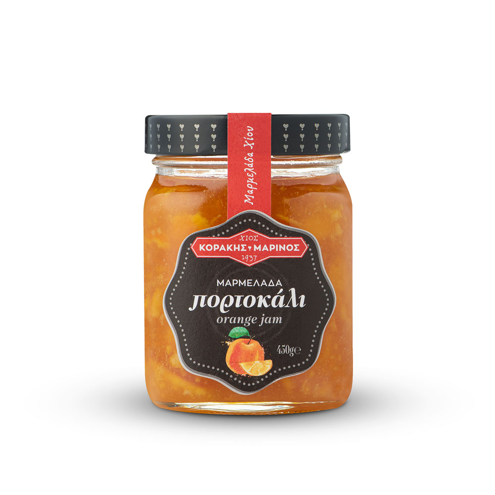 Orange_Jam_450gr Greek Traditional Marmalade Orange 450gr (15.87oz) - Image 1