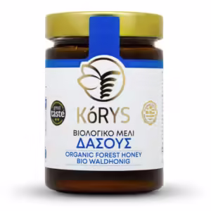 Greek Organic Forest Honey KORYS 420gr