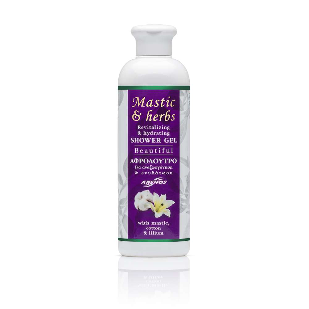Shower-gel-Beautiful-300ml Greek Shower Gel Mastic & Herbs "Beautiful" 300ml (10.5fl.oz) - Image 1