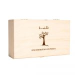 Gift Wooden Box with Separators Inside and a Gold Clip - Image 2