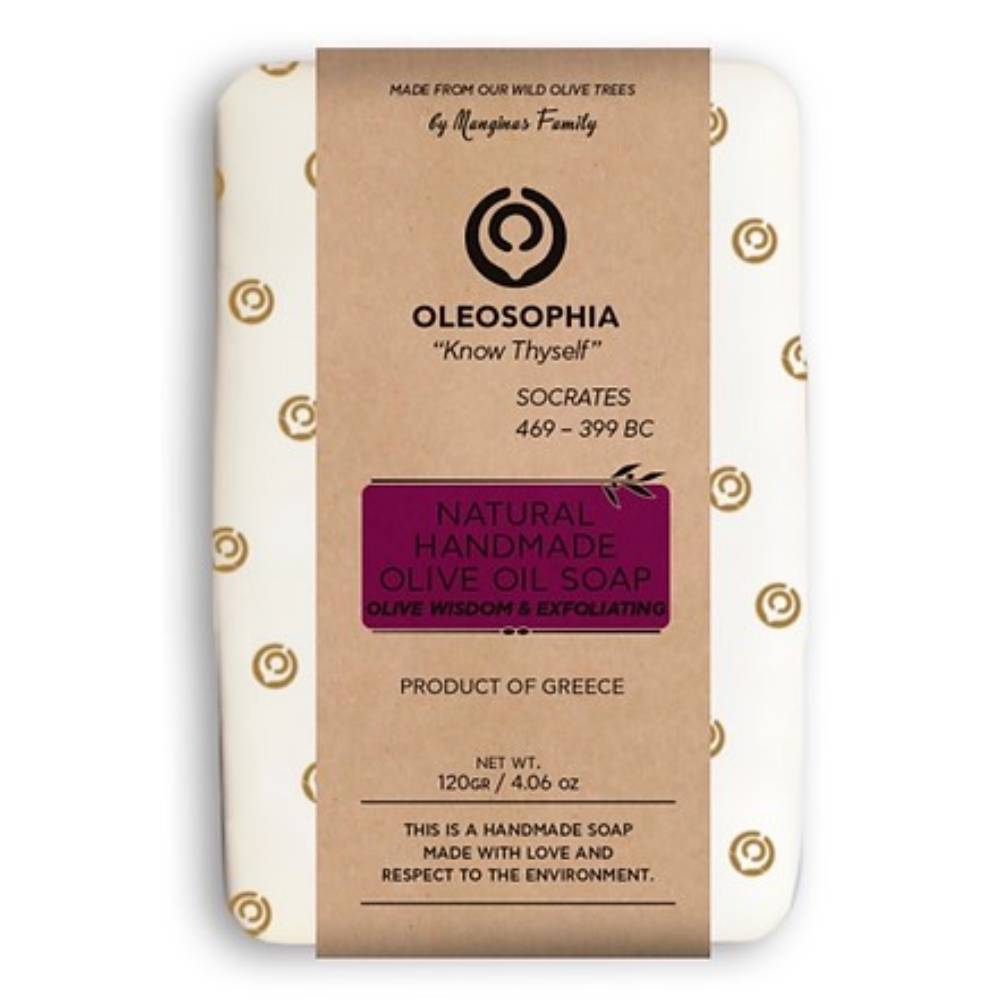 Handmade_Soap_with_Rosemary Greek Natural Olive Oil Soap with Rosemary 120gr (4.23oz) - Image 1