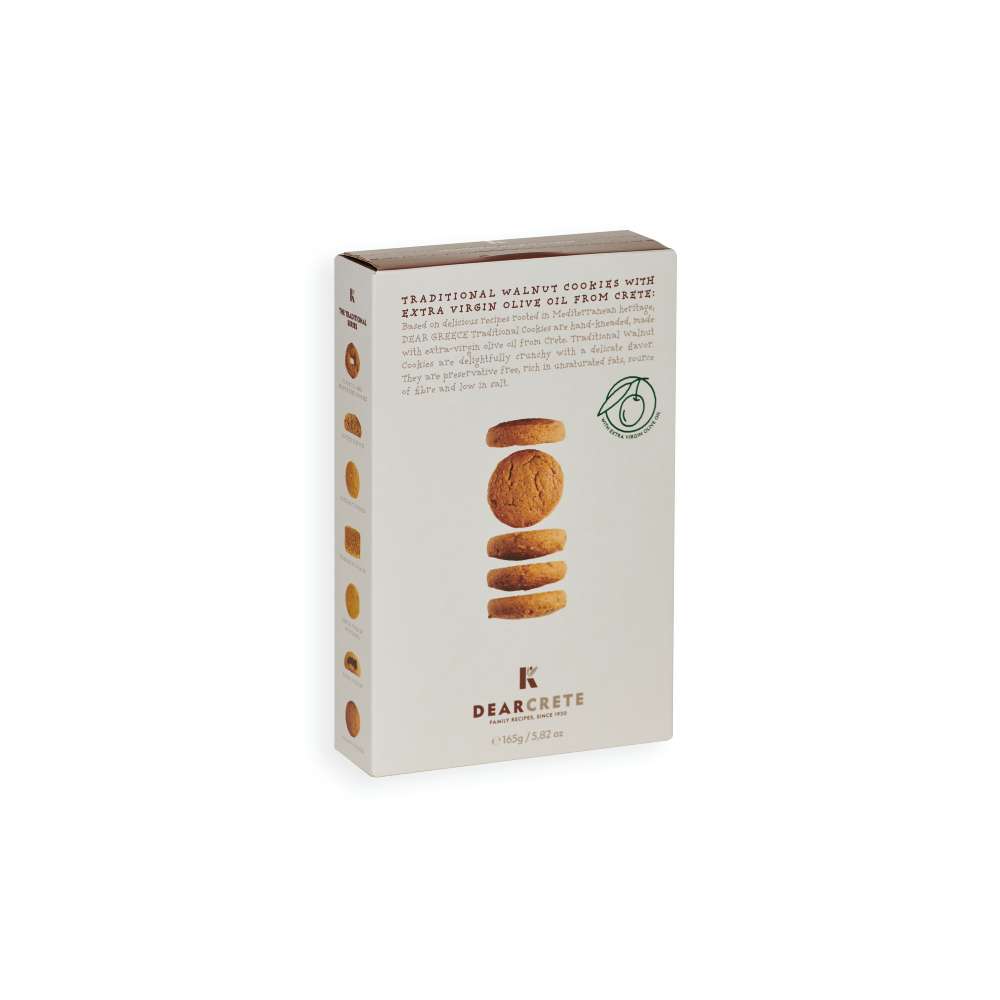 greek_walnut_cookies_with_olive_oil_165gr Greek Walnut Cookies with Olive Oil 165gr (5.82oz) - Image 1