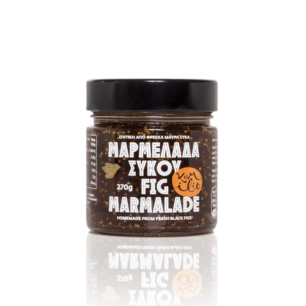 fig_jam Greek Marmalade from Fresh Black Figs 270gr (9.52oz) - Image 1